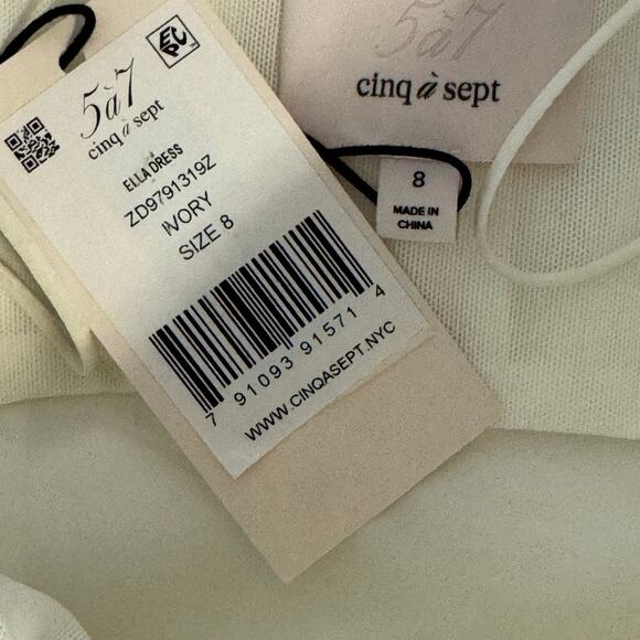 NEW NWT Cinq A Sept Ella Mini Dress Strapless Size 8 - Picture 12 of 12